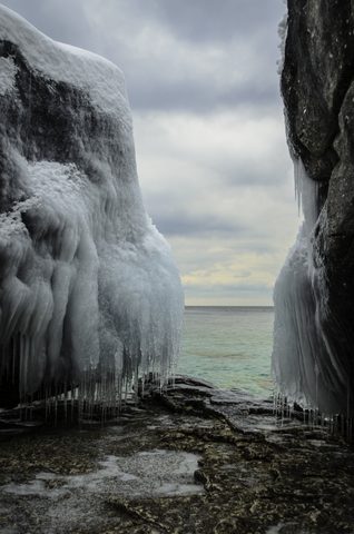 Photo from Snowshoe camping, Bruce National Peninsula Park
