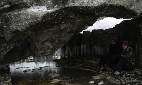 Photo from Snowshoe camping, Bruce National Peninsula Park