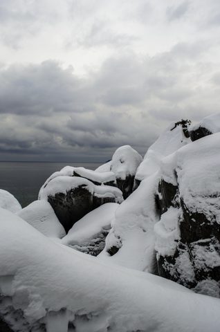 Photo from Snowshoe camping, Bruce National Peninsula Park