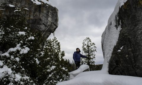 Photo from Snowshoe camping, Bruce National Peninsula Park