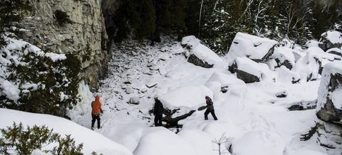 Photo from Snowshoe camping, Bruce National Peninsula Park