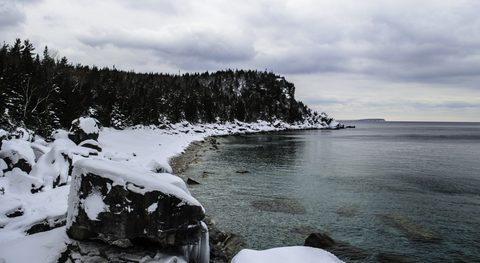 Photo from Snowshoe camping, Bruce National Peninsula Park
