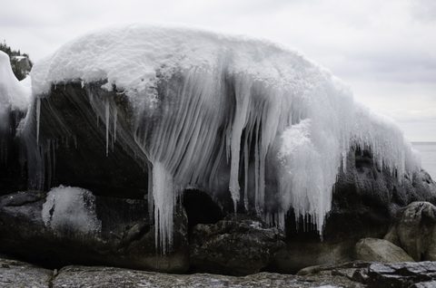Photo from Snowshoe camping, Bruce National Peninsula Park