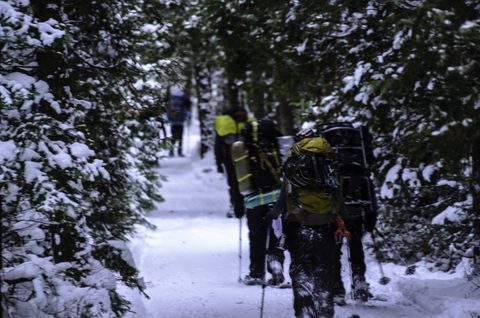 Photo from Snowshoe camping, Bruce National Peninsula Park
