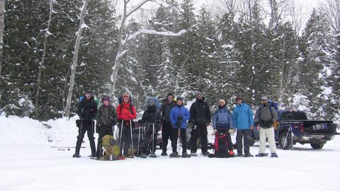 Photo from Snowshoe camping, Bruce National Peninsula Park