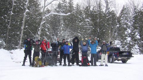 Photo from Snowshoe camping, Bruce National Peninsula Park
