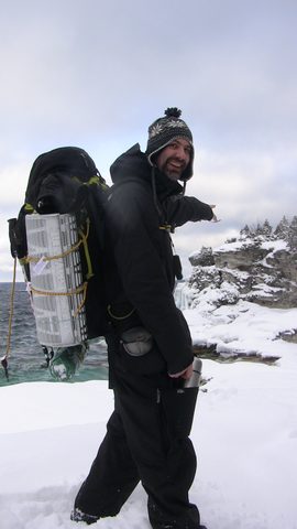 Photo from Snowshoe camping, Bruce National Peninsula Park