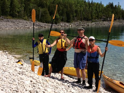 Photo from Sea Kayaking, Bruce Peninsula National Park, through paddle