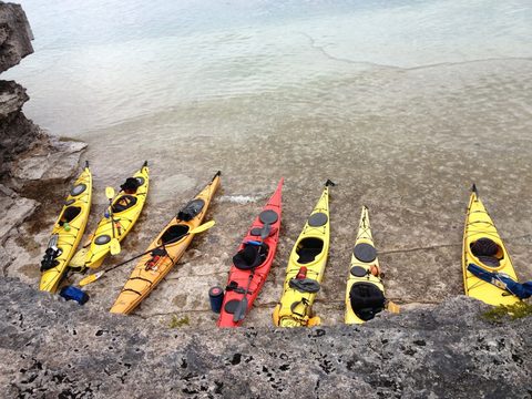 Photo from Sea Kayaking, Bruce Peninsula National Park, through paddle