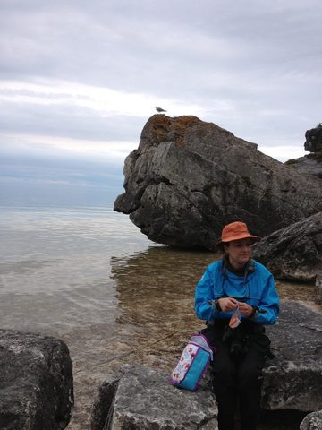 Photo from Sea Kayaking, Bruce Peninsula National Park, through paddle