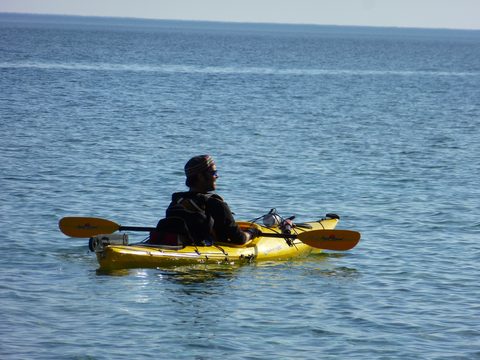 Photo from Sea Kayaking, Bruce Peninsula National Park, through paddle