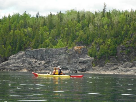 Photo from Sea Kayaking, Bruce Peninsula National Park, through paddle