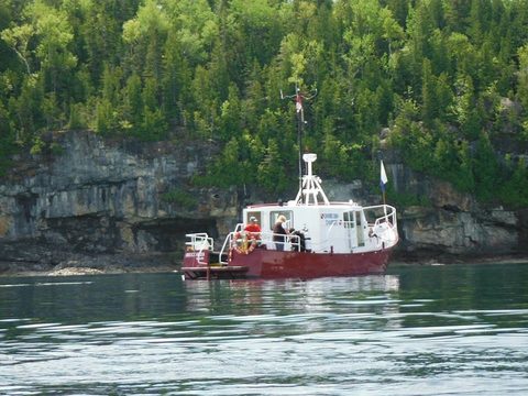 Photo from Sea Kayaking, Bruce Peninsula National Park, through paddle