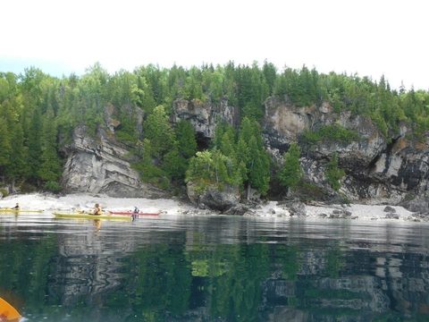 Photo from Sea Kayaking, Bruce Peninsula National Park, through paddle