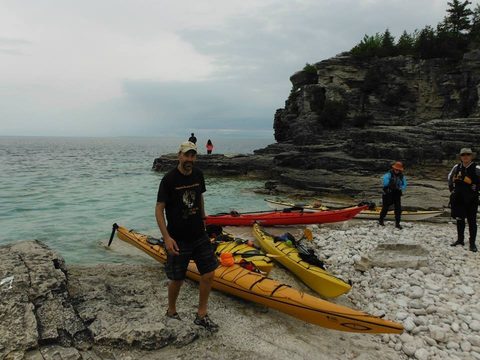 Photo from Sea Kayaking, Bruce Peninsula National Park, through paddle