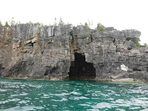 Photo from Sea Kayaking, Bruce Peninsula National Park, through paddle