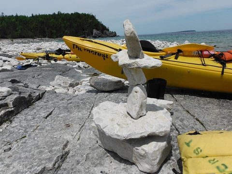 Photo from Sea Kayaking, Bruce Peninsula National Park, through paddle