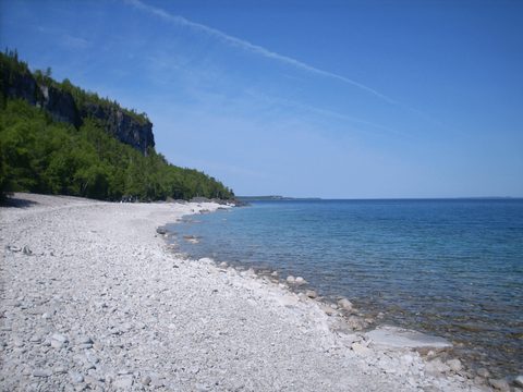 Photo from Sea Kayaking, Bruce Peninsula National Park, through paddle