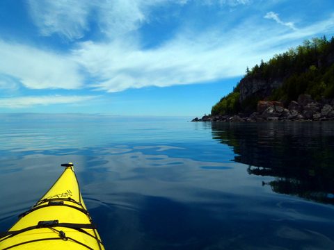 Photo from Sea Kayaking, Bruce Peninsula National Park, through paddle