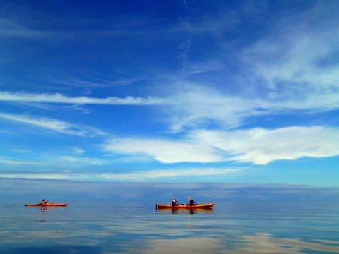 Photo from Sea Kayaking, Bruce Peninsula National Park, through paddle