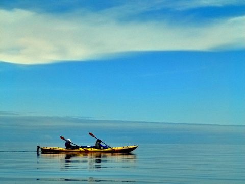 Photo from Sea Kayaking, Bruce Peninsula National Park, through paddle