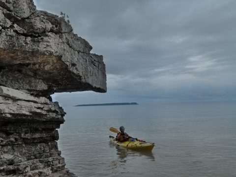 Photo from Sea Kayaking, Bruce Peninsula National Park, through paddle