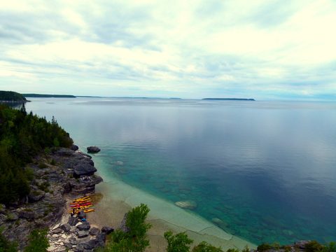 Photo from Sea Kayaking, Bruce Peninsula National Park, through paddle