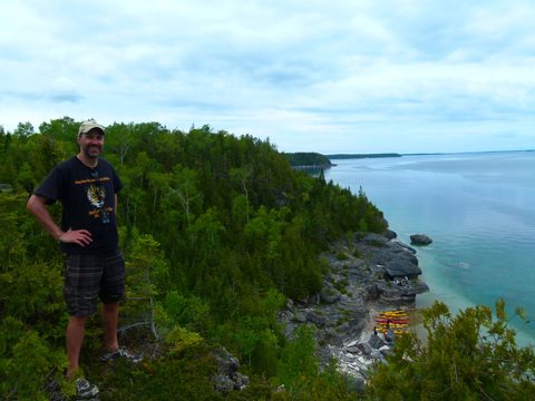 Photo from Sea Kayaking, Bruce Peninsula National Park, through paddle