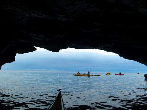 Photo from Sea Kayaking, Bruce Peninsula National Park, through paddle
