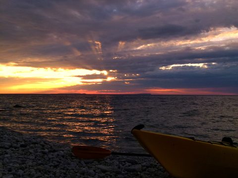 Photo from Sea Kayaking, Bruce Peninsula National Park, through paddle