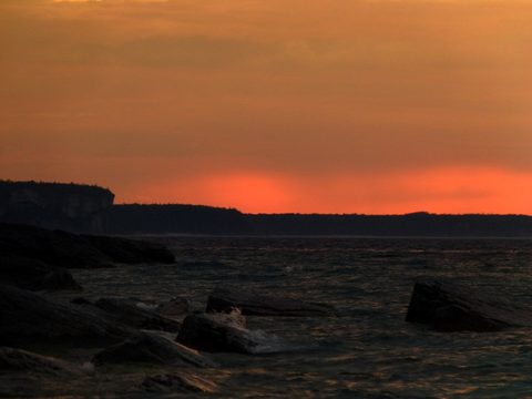 Photo from Sea Kayaking, Bruce Peninsula National Park, through paddle