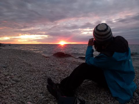 Photo from Sea Kayaking, Bruce Peninsula National Park, through paddle