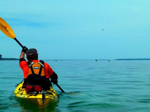 Photo from Sea Kayaking, Bruce Peninsula National Park, through paddle
