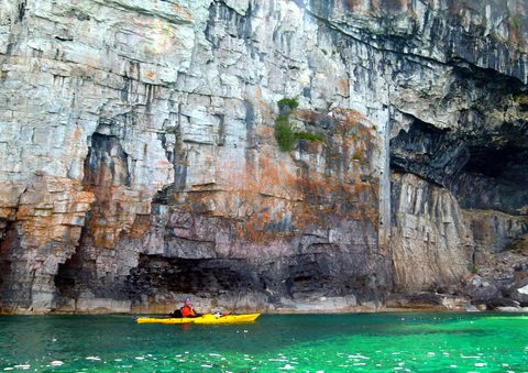 Photo from Sea Kayaking, Bruce Peninsula National Park, through paddle