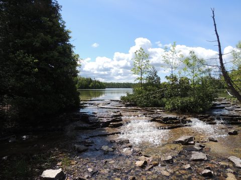 Photo from Sea Kayaking, Bruce Peninsula National Park, through paddle
