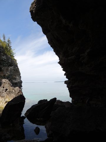 Photo from Sea Kayaking, Bruce Peninsula National Park, through paddle