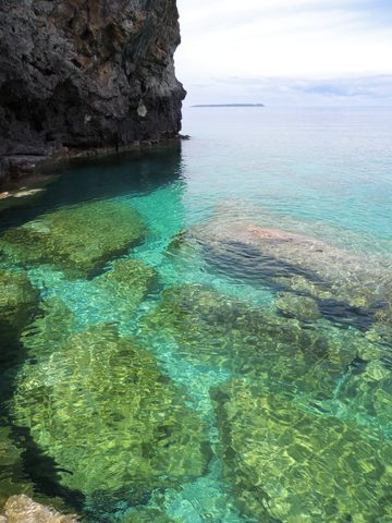 Photo from Sea Kayaking, Bruce Peninsula National Park, through paddle