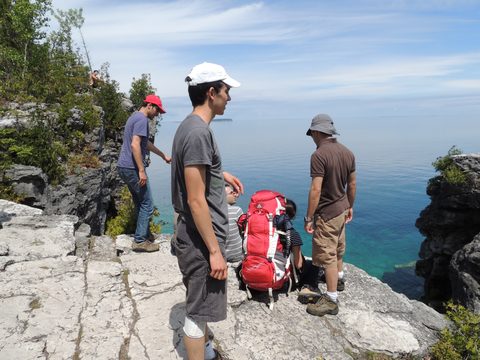 Photo from Sea Kayaking, Bruce Peninsula National Park, through paddle