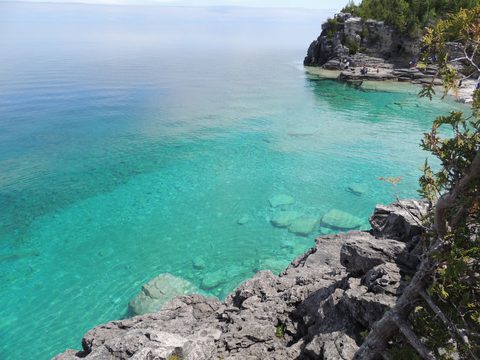 Photo from Sea Kayaking, Bruce Peninsula National Park, through paddle