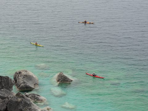 Photo from Sea Kayaking, Bruce Peninsula National Park, through paddle