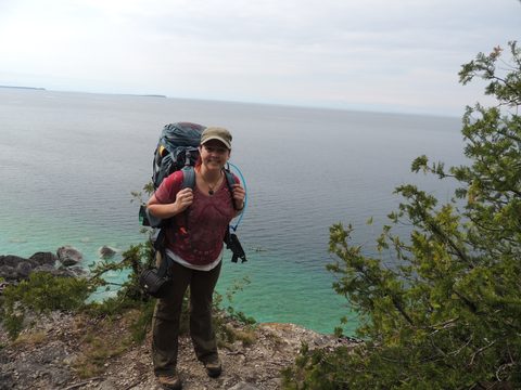 Photo from Sea Kayaking, Bruce Peninsula National Park, through paddle