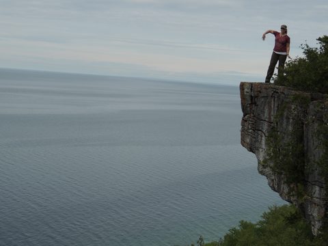 Photo from Sea Kayaking, Bruce Peninsula National Park, through paddle
