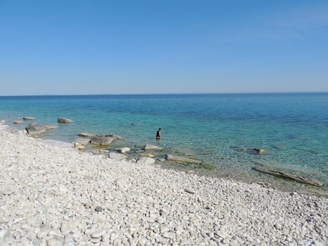 Photo from Sea Kayaking, Bruce Peninsula National Park, through paddle