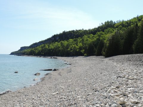 Photo from Sea Kayaking, Bruce Peninsula National Park, through paddle