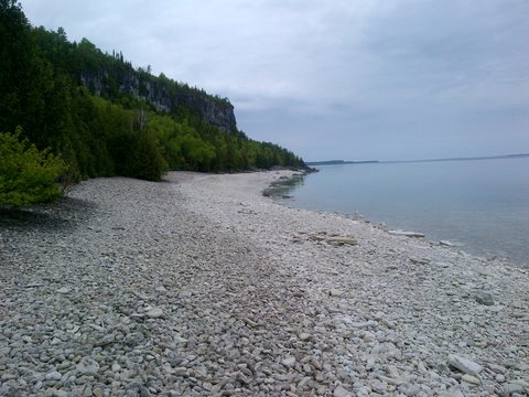 Photo from Sea Kayaking, Bruce Peninsula National Park, through paddle