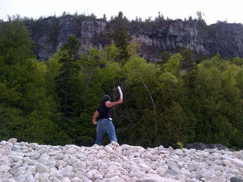 Photo from Sea Kayaking, Bruce Peninsula National Park, through paddle