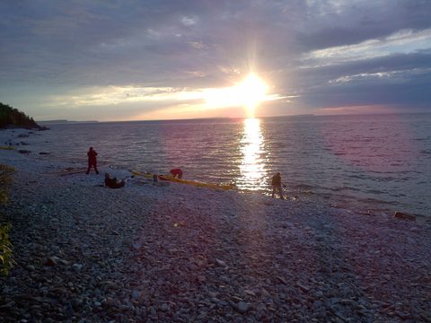 Photo from Sea Kayaking, Bruce Peninsula National Park, through paddle
