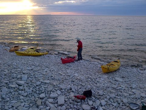 Photo from Sea Kayaking, Bruce Peninsula National Park, through paddle