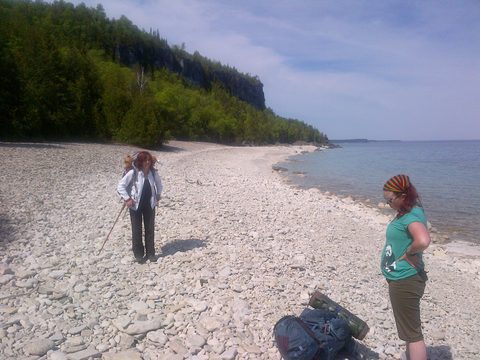 Photo from Sea Kayaking, Bruce Peninsula National Park, through paddle