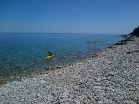 Photo from Sea Kayaking, Bruce Peninsula National Park, through paddle